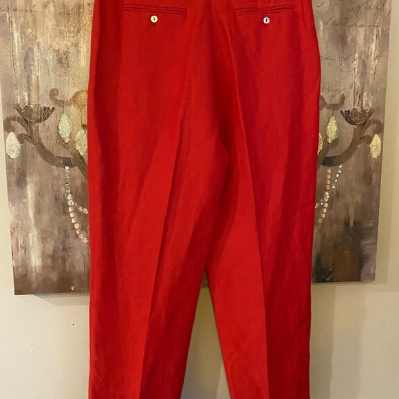 EUC Sigrid Olsen Linen Sequin Cuffed Pants❤️ - Picture 5 of 9